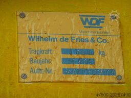 WDF Kran Drehkran Hallenkran L3,5m 0,5to NL 500Kg Demag PK Kettenzug H 2,95m
