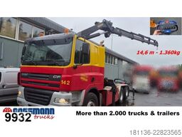 DAF DAF 85/380 CF 6x2 HMF Kran 2823 K5 Funk Seilwinde