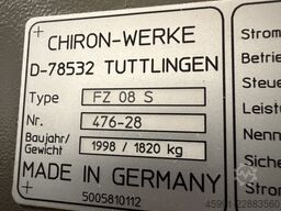 CHIRON FZ 08 five axis precision