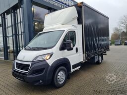 Peugeot Boxer 35 Pritsche 2x Schiebe Plane LBW L4 KLIMA