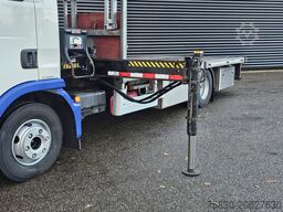 MAN TGL 12.220 / HIAB CRANE / MACHINE TRANSPORT