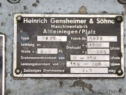 GUSA Gensheimer SK 25 / 0,37 kW