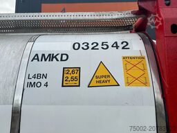 Van Hool 20FT SWAP BODY 30.800L IMO-4 5Y/CSC-inspection:...