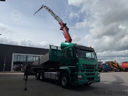 Iveco Stralis 500 6x2 3 Way tipper Fassi 365+Flyjib ,...