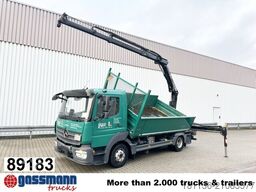 Mercedes-Benz Atego 818 L 4x2, Kran Hiab X-Duo 078 BS-2, 2x AHK