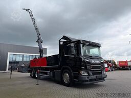 Scania P370 XT 6x2 HMF 3220-K6+Fly jib FJ600-K3 Euro 6D
