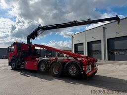 VOLVO FM500 8x2 Pusher Tridem Crane Hiab 099 B3 Radio
