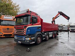 Scania R580 V8 8X4 Kipper Kran Palfinger 22002
