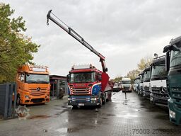 Scania R580 V8 8X4 Kipper Kran Palfinger 22002