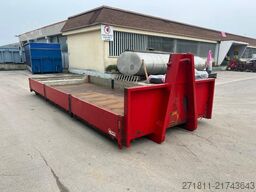  CONTAINER SCARRABILE A PIANALE CON SPONDE