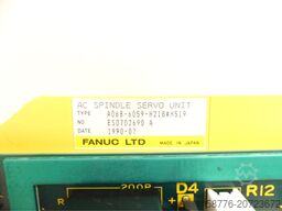 Fanuc A06B-6059-H218 # H519 / A20B-1003-0120/02A Spindle Servo Unit SN ES0702690A