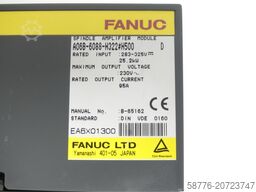 Fanuc A06B-6088-H322 # H500 Spindle Amplifier SN:EA6X01300