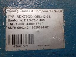 8 DEMAG Fahrantriebe komplett Kran crane 