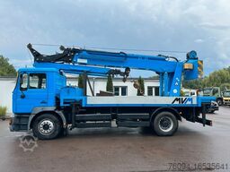 MAN 18.260 4x2 Montagekran 35m SEILWINDE