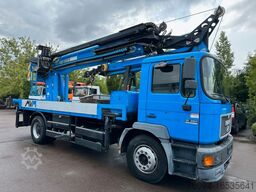MAN 18.260 4x2 Montagekran 35m SEILWINDE