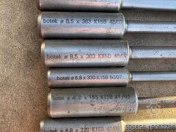 Wiertło lufowe Botek ø 3, ø 4, ø 6.8, ø chłodzone z węglikiem K15B