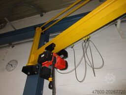 Vetter PW Demag Drehkran Hallenkran Kran Ausladung 6m NL 500Kg 0,5t DC Kettenzug