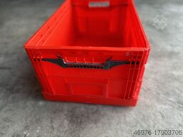 100x Klappkiste Klappbox 600x400x285mm Faltbox Stapelbox Stapelkiste