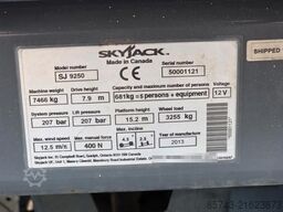 SkyJack SJ9250RT Diesel, 4x4 Drive, 17.2m Working Height,
