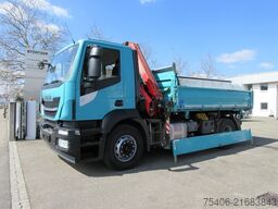 iveco Stralis 310 3-S-Kipper Fassi-Kran Funk
