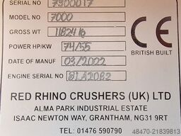 Conveyortek Ltd. RED RHINO CORE 7000 SP