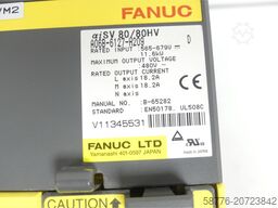 Fanuc A06B-6127-H209 Verstärker SV 80/80HV SN V11345531