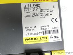 Fanuc A06B-6150-H075 Verstärker PS 75HV SN V11336607