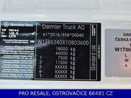 MERCEDES-BENZ ACTROS 1851 LSNRL MEGA EURO 6 + PARKCLIMA