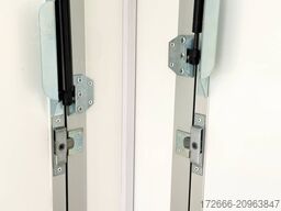 Blyss H15252HN | WEISS 250X203X230CM 1500KG VERKAUFSANHÄNGER | 2X VERKAUFSKLAPPE