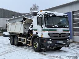 MERCEDES-BENZ ACTROS 3336 6x4 Kipper Kran HIAB 144 B-3