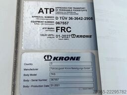 KRONE SD THERMO KING SLXi 400 WHISPER BPW AXLES DISC B