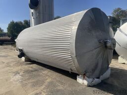32000l Insulated stainless steel tank with a side-mount propeller agitator