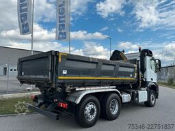 MERCEDES-BENZ Arocs 2545 Kipper/Kran/6x4-4/Lenkachse/128 tkm