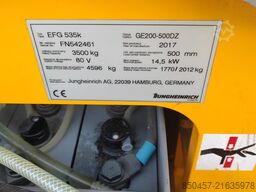 Jungheinrich EFG 535k 3.5t/ 5m/ 2424mh/ 4v