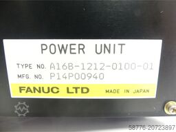 Fanuc A16B-1212-0100-01 Power Unit SN: P14P00940