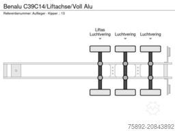 Benalu C39C14/Liftachse/Voll Alu