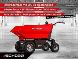 SCHORR RR500DEHRA Minidumper Elektro 1000W