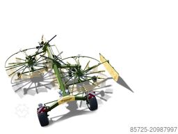 Krone vier harkelementen en Zijaflegharken