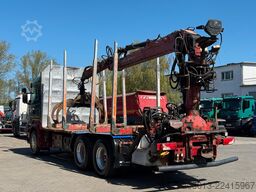 SCANIA R560 6x4 Holztransport Kran LOGLIFT HIAB 140S79R