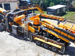 FABO cone crusher / stone crusher 80-100 TPH Cone crusher MCC-100