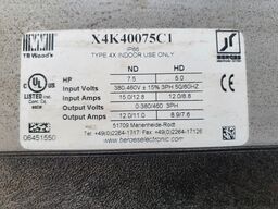 VACON X-Series 4X 40400C / 4X 40075C1 / 4X 40075C