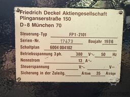 DECKEL FP1 aktiv mit 3 Achs Heidenhain Digitalanzeige