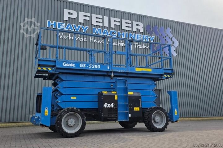 Scherenhebebühne Genie GS5390 Diesel, 4x4 Drive, 18.15m Working Height, 6