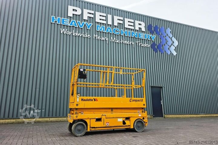Scherenhebebühne Haulotte Compact 8 Electric, Batteries 10-2024, 8.2m Workin