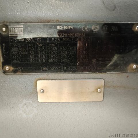 Kältemaschine NH3 (R717/ Ammoniak) GEA Refrigeration GEA Grasso Schraubenverdichter FX LP 800