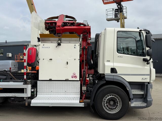 Container transportation DAF CF 330 6x2 ZEILADER+KETTINGSYSTEEM