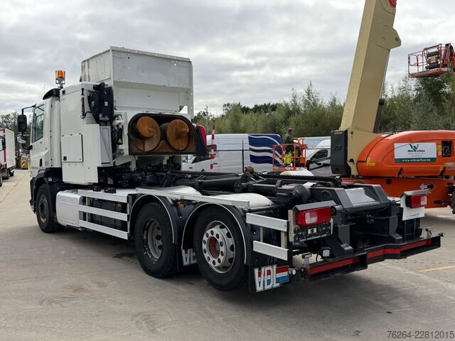 Container transportation DAF CF 330 6x2 ZEILADER+KETTINGSYSTEEM