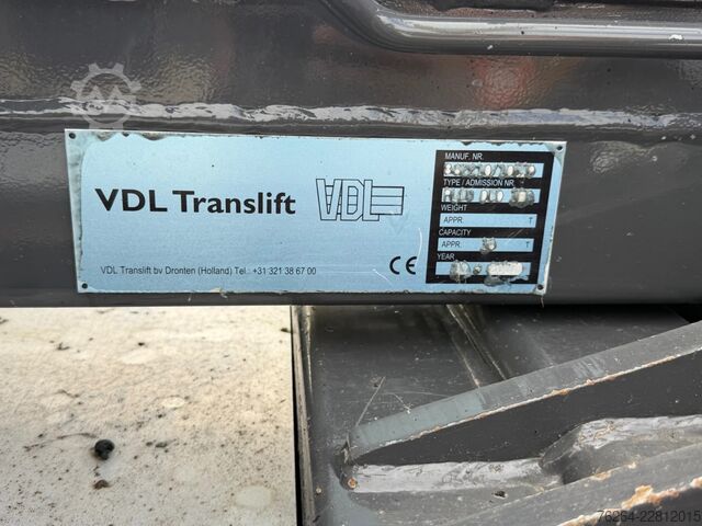 Container transportation DAF CF 330 6x2 ZEILADER+KETTINGSYSTEEM