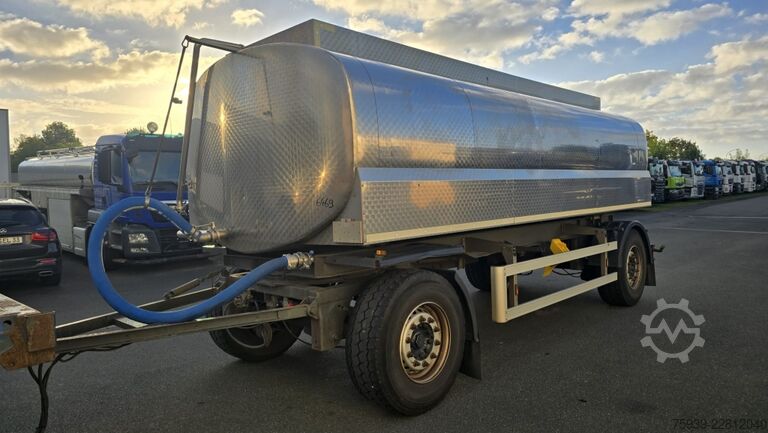 Tanker trailer  Edelstahltankanhänger Fabr. Jansky - 16.000 l