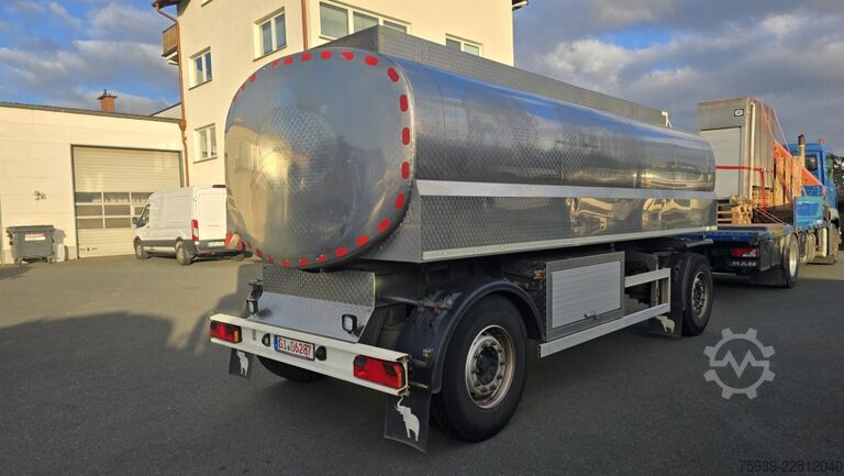 Tanker trailer  Edelstahltankanhänger Fabr. Jansky - 16.000 l
